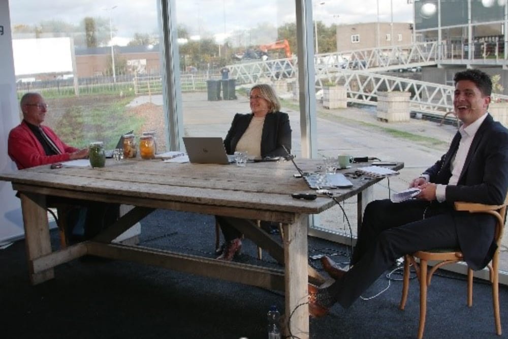 WATER-MINING kickoff event at the Floating Farm in the Port of Rotterdam (The Netherlands)