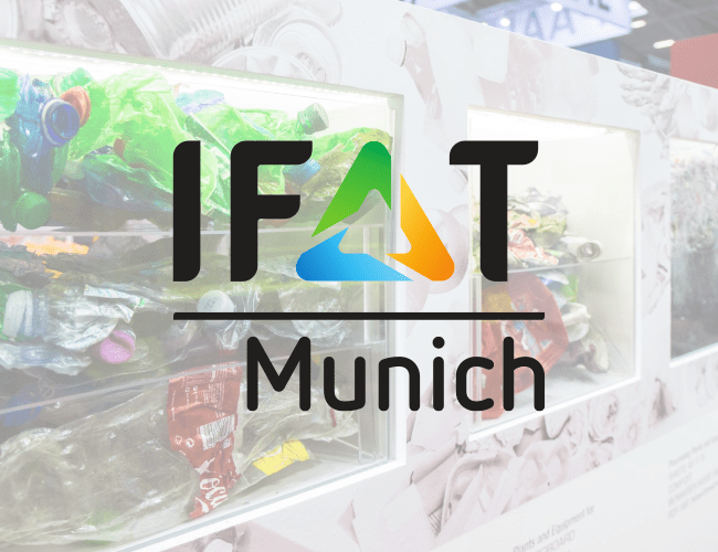 Trade Fair for Water, Sewage, Waste and Raw Materials Management,  30 May– 3 June 2022 in Messe Munich, Germany