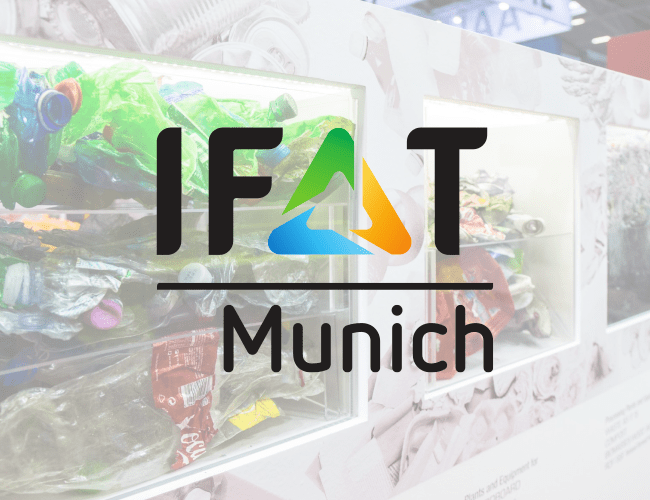 Trade Fair for Water, Sewage, Waste and Raw Materials Management,  30 May - 3 June 2022 in Messe Munich, Germany