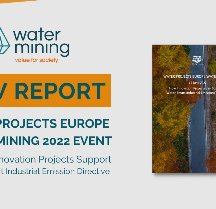 New report available on “How Innovation Projects can Support a Water-Smart Industrial Emissions Directive”