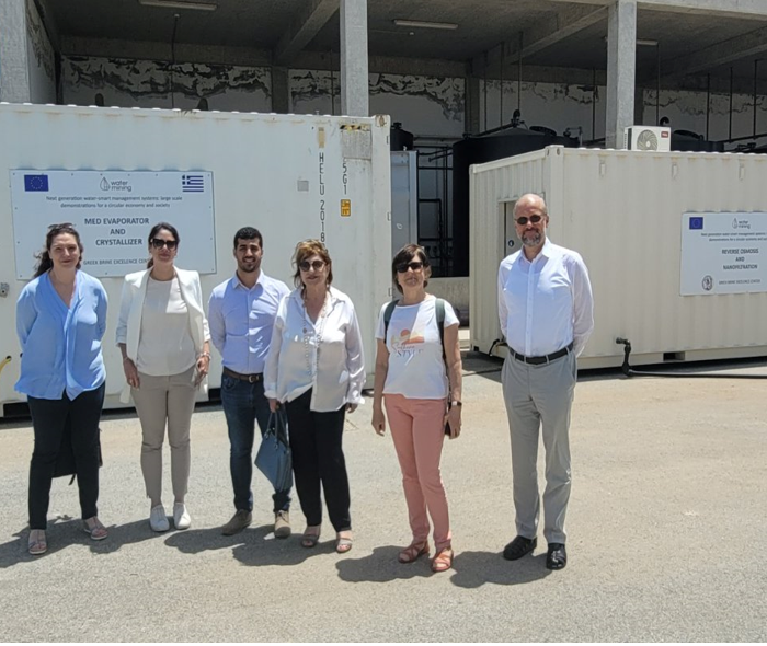 WATER-MINING Site Visit in Larnaca, Cyprus