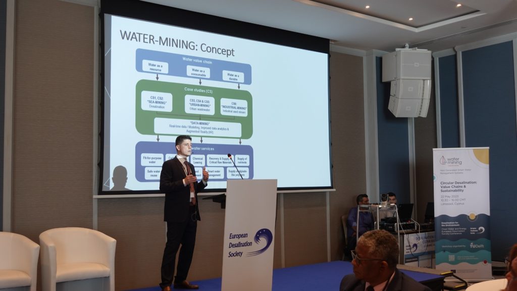 WATER-MINING takes the stage at the European Desalination Congress 2023